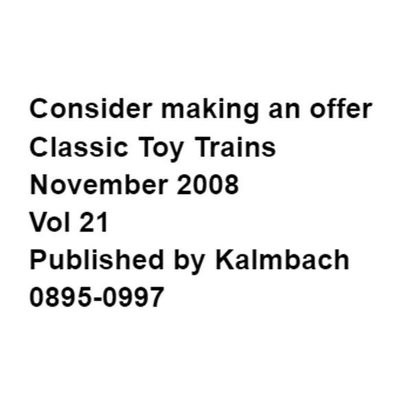 Classic Toy Trains November 2008 Make Your Layout More Realistic Top Builders - Picture 2 of 4